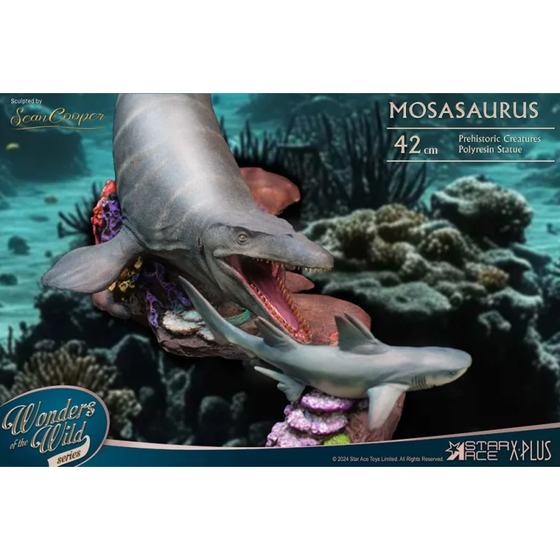 Wonders of the Wild Mosasaurus statuette (Deluxe) 42 cm Figure