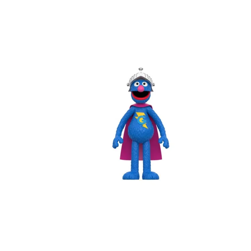 1, Sesame Street ReAction Figure Wave 03 Super Grover 10 cm Figure