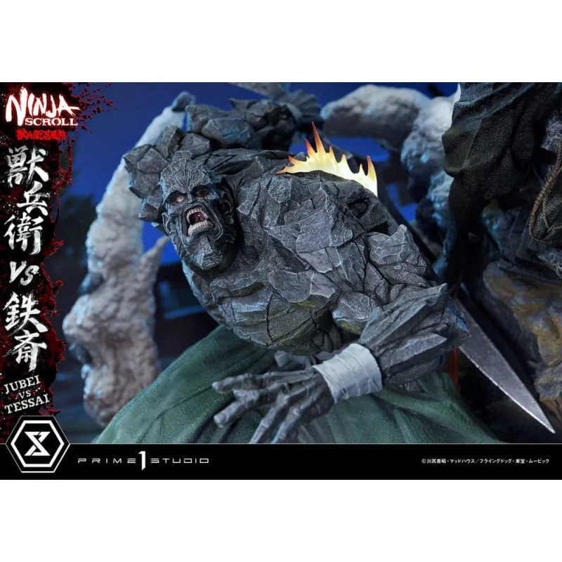 Ninja Scroll statuette Ultimate Premium Masterline Series 1/4 Jubei Versus Testa 101 cm