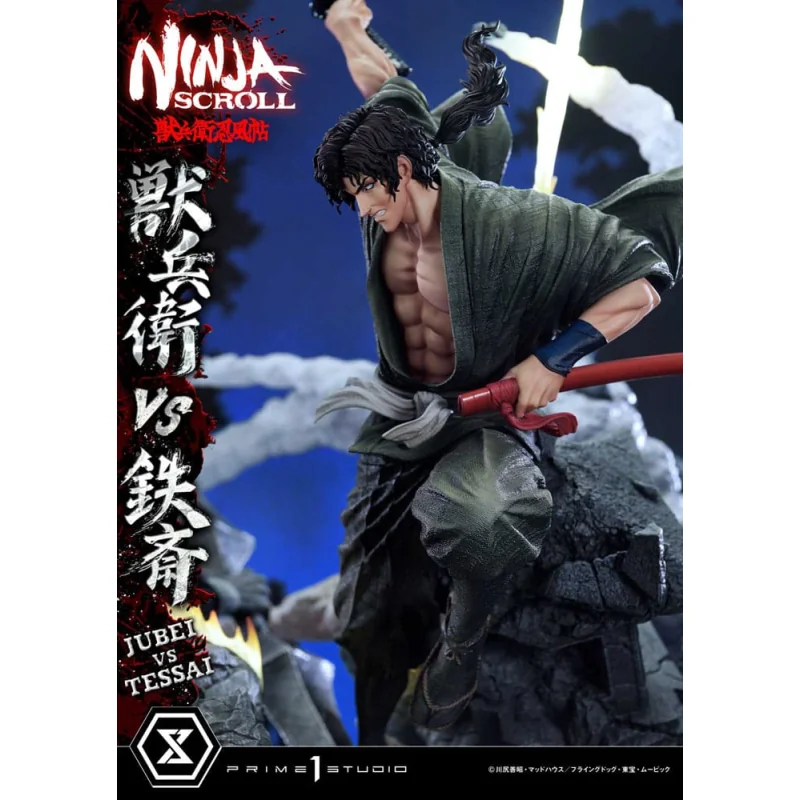 Ninja Scroll Statue Ultimate Premium Masterline Series 1/4 Jubei Versus Test Deluxe Version 101 cm