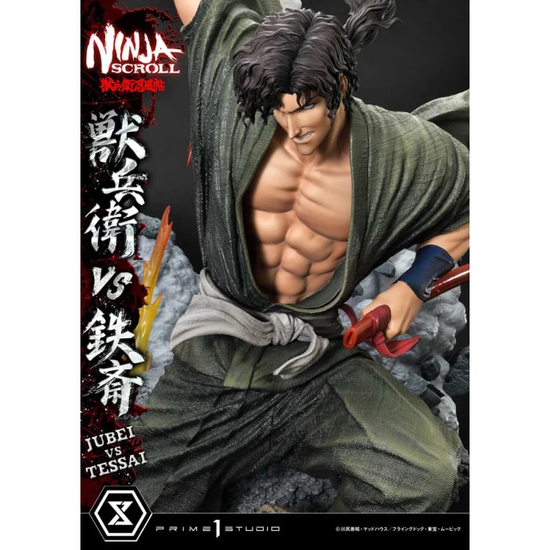 Ninja Scroll Statue Ultimate Premium Masterline Series 1/4 Jubei Versus Test Deluxe Version 101 cm