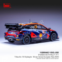 HYUNDAI I20 N 11 NEUVILLE/WYDAEGHE WRC1 CENTRAL EUROPEAN RALLY 2023 Diecast model car