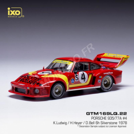 PORSCHE 935/77A 4 LUDWIG/HEYER 6H DE SILVERSTONE 1978 Die-cast 