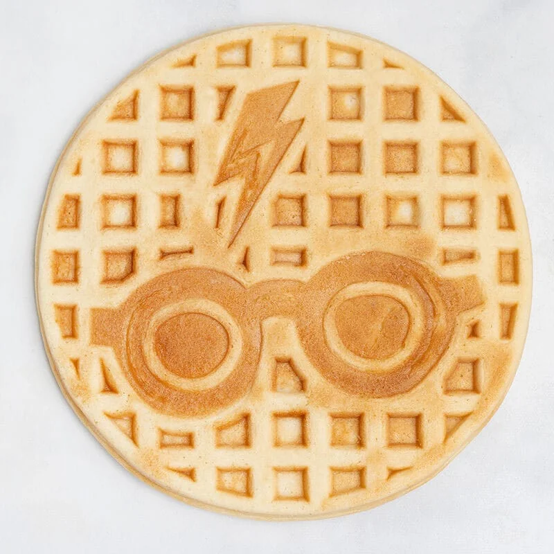 Harry Potter waffle maker Glasses and Lightning Bolt