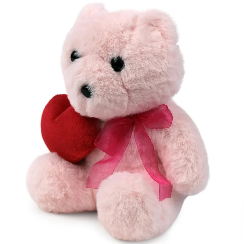 Plush toy WP MERCHANDISE Bear Ellie with a heart 21cm Plush toy