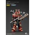 Warhammer 40k Figure 1/18 World Eaters Khorne Berzerker with Eviscerator Chainaxe 13 cm Figure