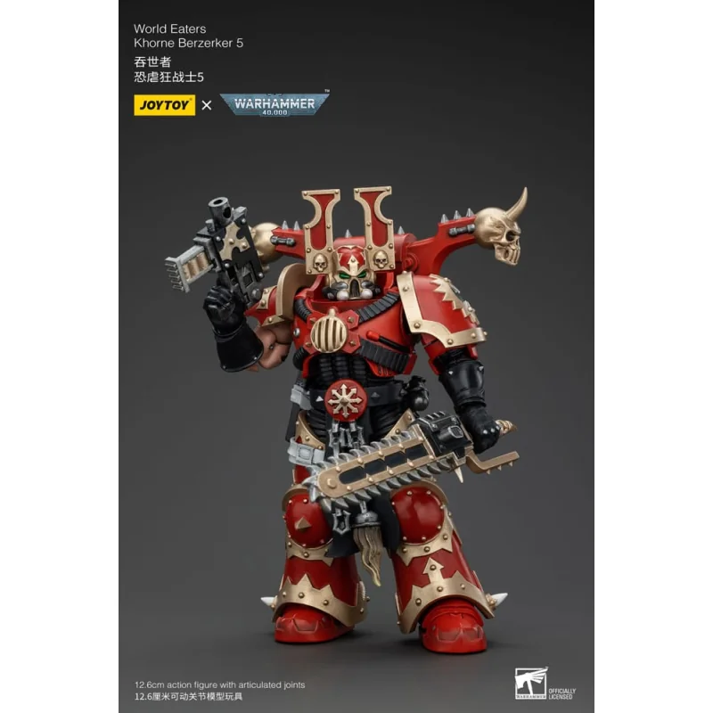 Warhammer 40k Figure 1/18 World Eaters Khorne Berzerker 5 13 cm Figure