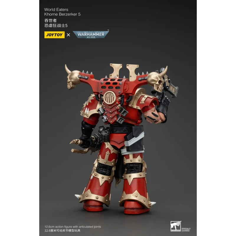 Warhammer 40k Figure 1/18 World Eaters Khorne Berzerker 5 13 cm Joy Toy (CN)