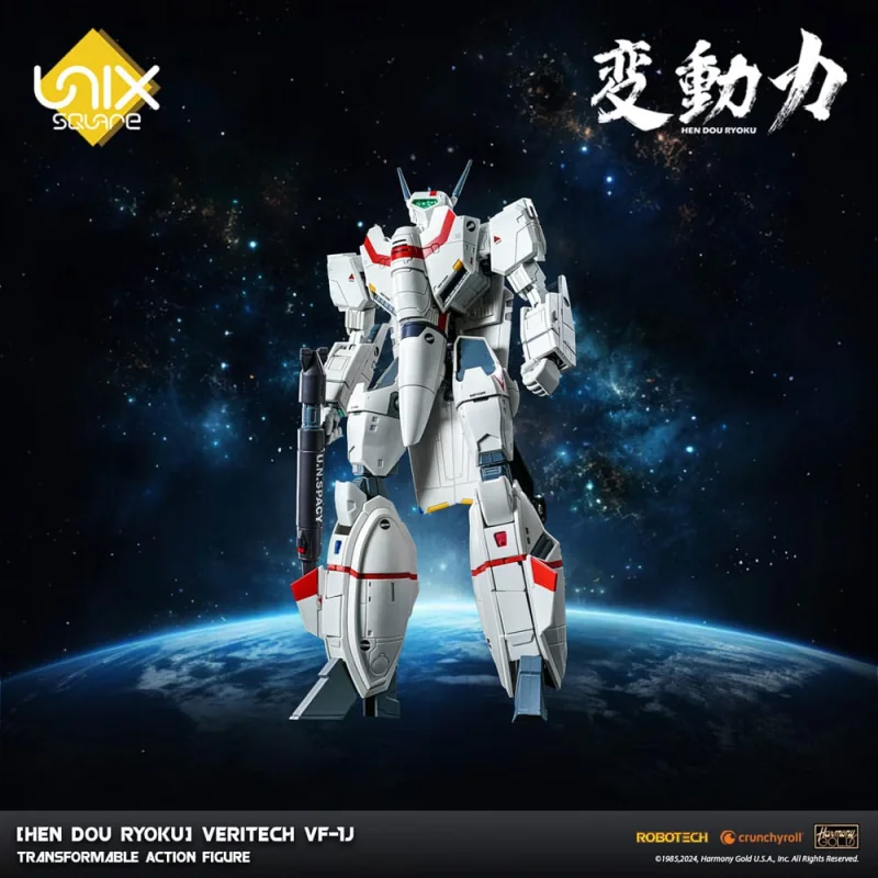 Hen Dou Ryoku Diecast Veritech VF-1J figure 21 cm Figurine 