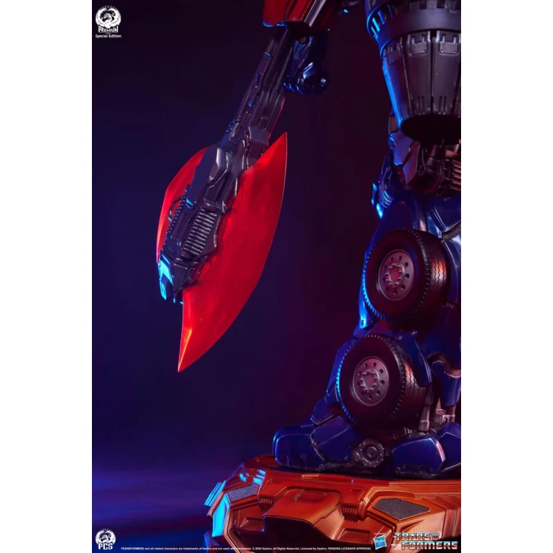 Transformers statuette Museum Scale Optimus Prime Jet Convoy Edition 87 cm