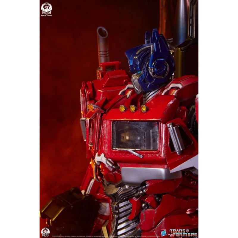 Transformers statuette Museum Scale Optimus Prime Jet Convoy Edition 87 cm