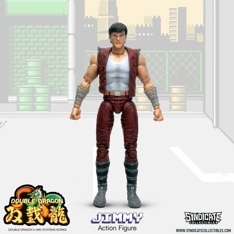 Double Dragon Deluxe Figure 1/12 Jimmy 18 cm Figurine 