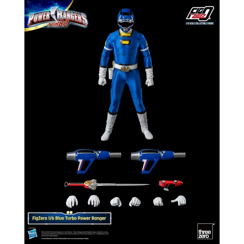 Power Rangers Turbo Figure FigZero 1/6 Blue Turbo Power Ranger 30 cm Figure