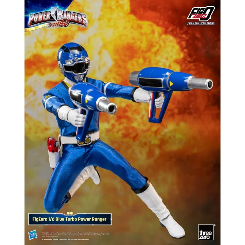 CO-103277 Power Rangers Turbo Figure FigZero 1/6 Blue Turbo Power Ranger 30 cm