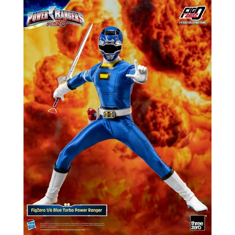 Power Rangers Turbo Figure FigZero 1/6 Blue Turbo Power Ranger 30 cm