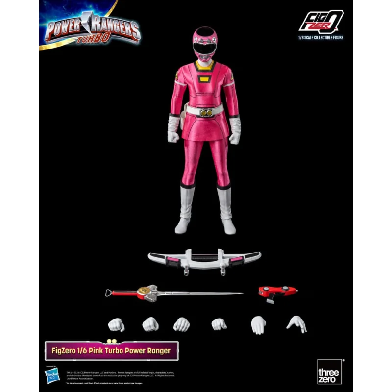 Power Rangers Turbo Figure FigZero 1/6 Pink Turbo Power Ranger 30 cm Figure