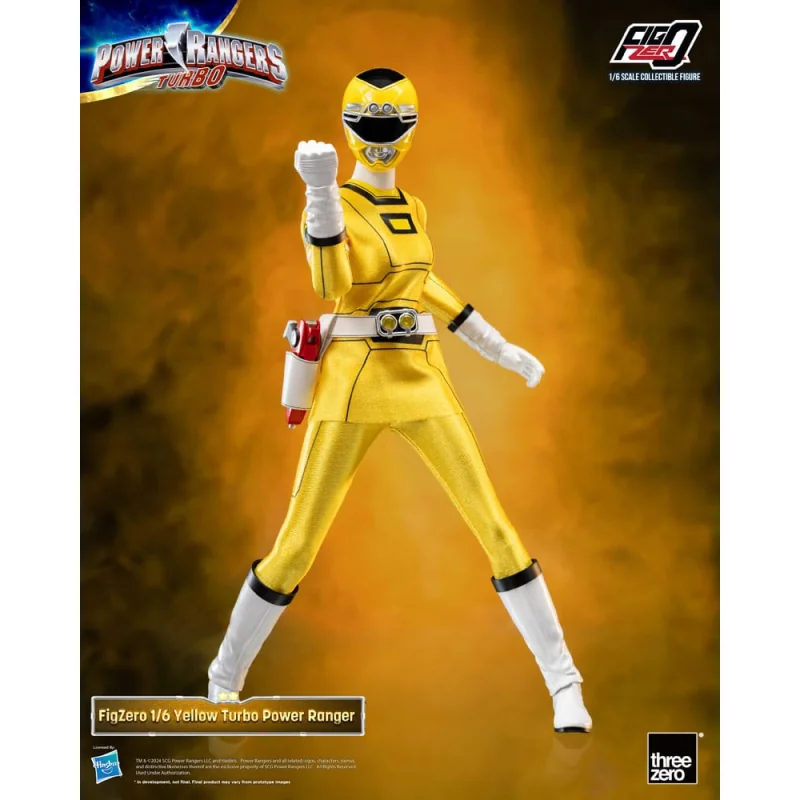 Power Rangers Turbo Figure FigZero 1/6 Yellow Turbo Power Ranger 30 cm