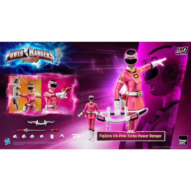 Power Rangers Turbo Figure FigZero 1/6 Pink Turbo Power Ranger 30 cm