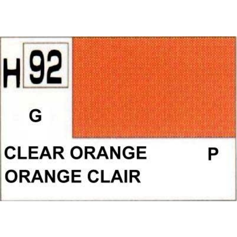 H092 Clear Orange