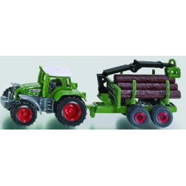 Tractor with Forestry Trailer Die-cast farm