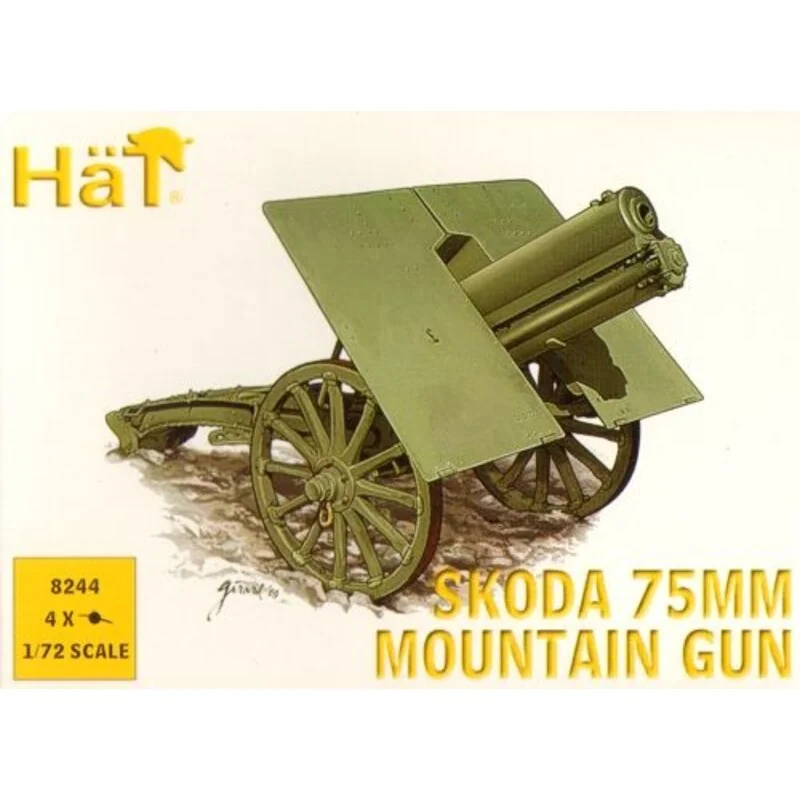 WWI Skoda 75mm Mtn Gun