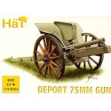 WWI Italian 75mm Deport Gun