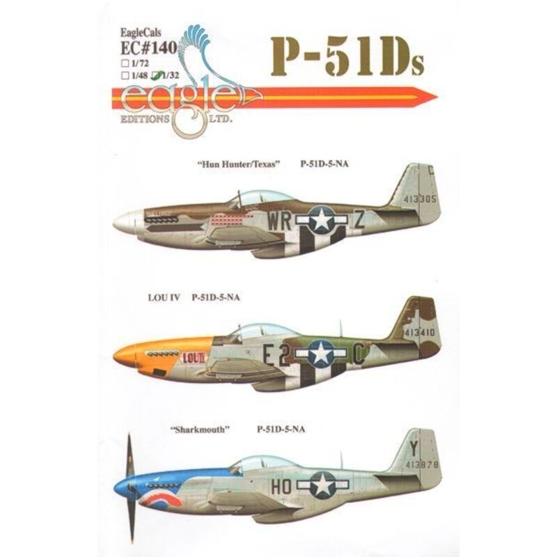 P-51D Mustang Part 2 (3) 44-13305 WR-Z 355th FG Capt Henry Brown ′Hun Hunter/Texas′, non standard OD on upper surfaces, white no