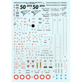 Dassault Mirage 2000 DGA EV (flight trials) : Mirage 2000B N 501 & Mirage 2000D N 676 réf