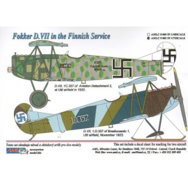 Fokker D.VII in the Finnish Service x 2