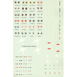 British and Australian armour division insignia 1940′s