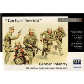 German (WWII) Infantry, DAK WWII, North Africa desert battles series