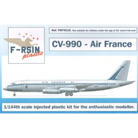 Convair CV-990. Decals Air France Model kit