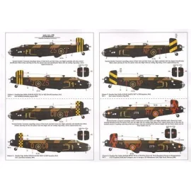 Handley Page Halifax B.Mk.I/II and B.Mk.III (7) Mk.I/II L9619 ZA-E 10 Squadron RAF Leeming 1941; W1048 TL-S 35 Squadron RAF Kinl