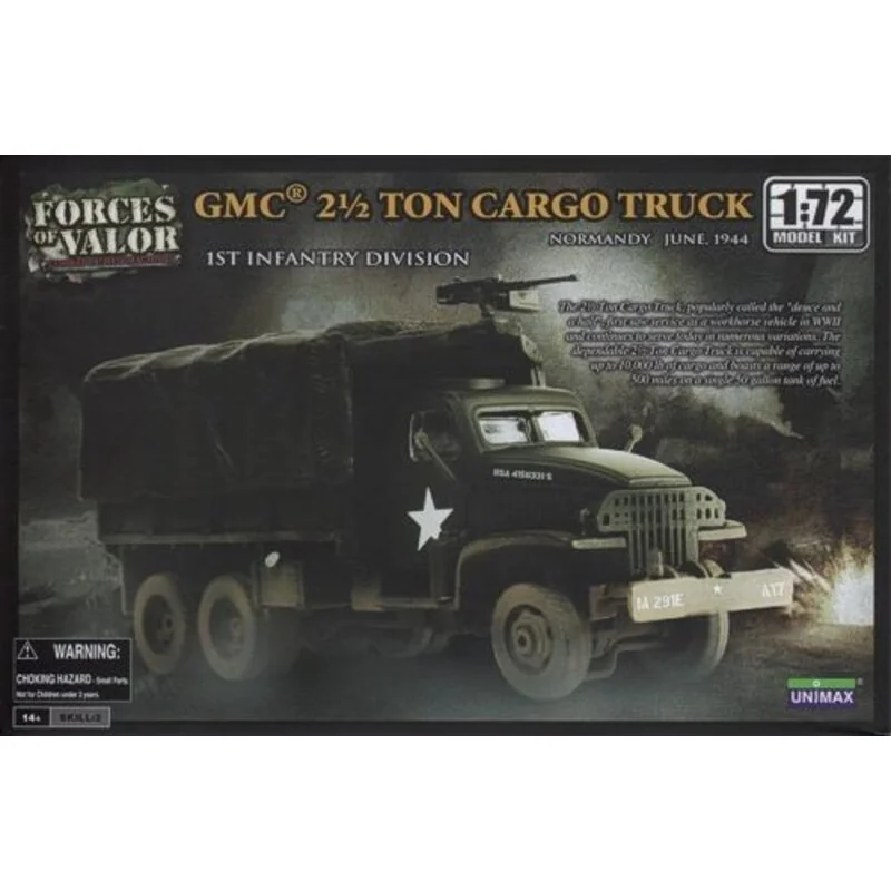 GMC 2.5 Ton cargo truck - WARNING : this is a model kit and NOT a ready built miniature