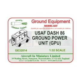 Dash 86 USAF Ground Power Unit For more information on this product, please visit the Aircraft In Miniature web page. http://www