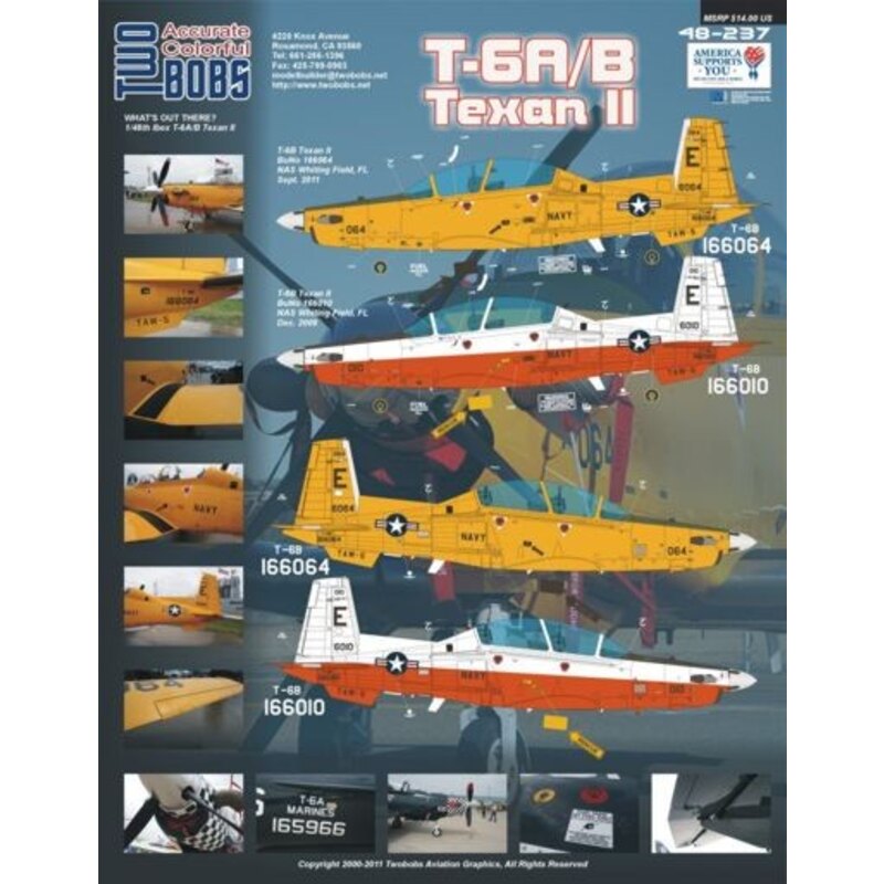 North-American T-6A/B Texan II (for the Ibex kits)