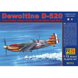 Dewoitine D.520. Decals Vichy Model kit