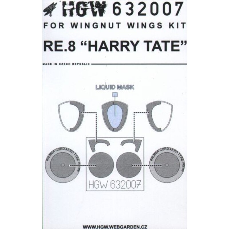 RE.8 HARRY TATE (for Wingnut Wings kits)