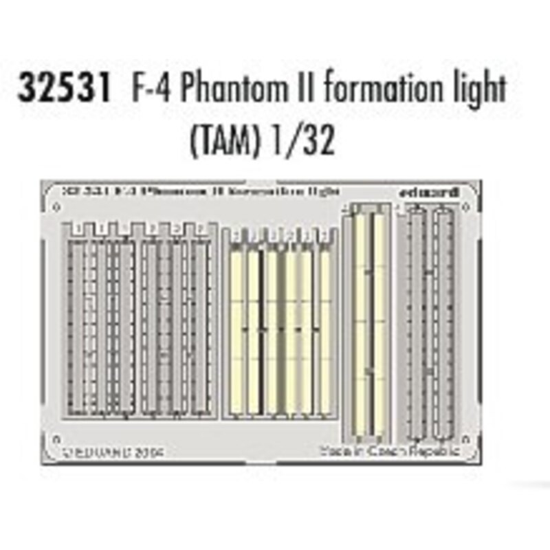 F-4 Phantom formation lights PRE-PAINTED IN COLOUR! (designed to be assembled with model kits from Tamiya)