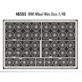 WWI wheel wire discs Superdetail kit for airplanes