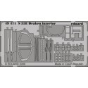 Saab S-35E Draken interior (self adhesive) PRE-PAINTED IN COLOUR! (designed to be assembled with model kits from Hasegawa)