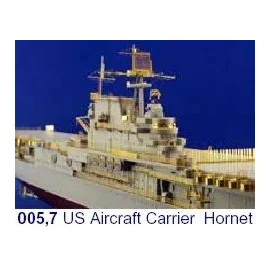 US Aircraft Carrier Hornet (designed to be assembled with model kits from Trumpeter)