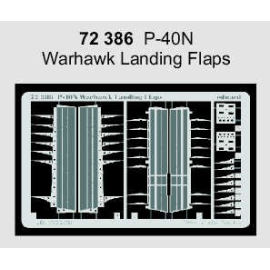 Curtiss P-40N Warhawk landing flaps (designed to be assembled with model kits from Hasegawa) Superdetail kit for airplanes