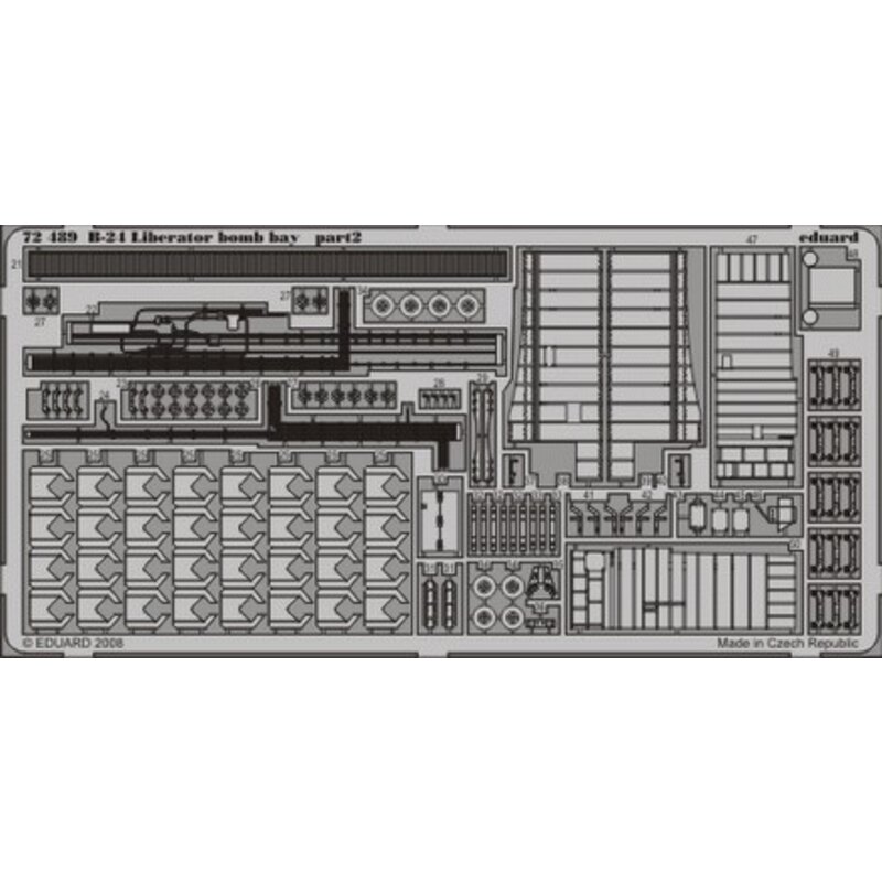 Consolidated B-24 Liberator bomb bay (designed to be assembled with model kits from Hasegawa)