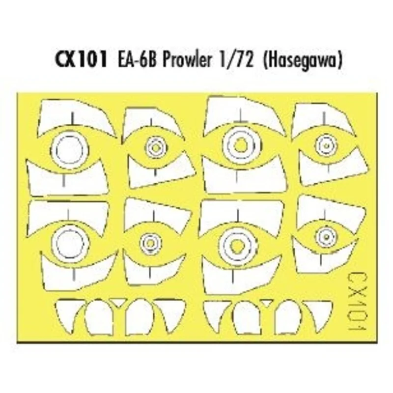 Grumman EA-6B Prowler (designed to be assembled with model kits from Hasegawa) (made from yellow Kabuki tape produced in Japan)