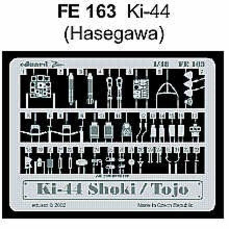 Nakajima Ki-44 (designed to be assembled with model kits from Hasegawa) This Zoom set is a simplified version of the standard se