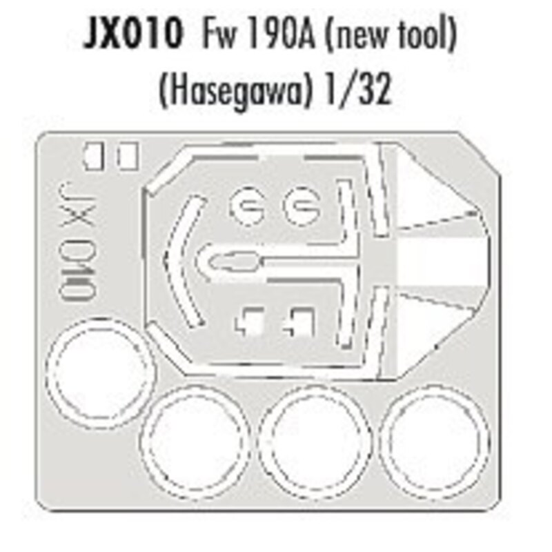 Focke Wulf Fw 190A (new tool) (made from yellow Kabuki tape produced in Japan)(designed to be used with Hasegawa) (made from yel