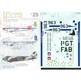 Douglas C-47/Douglas AC-47D (3) Brazil Air Force 2034 1GT `Gordo′ 1972 Chile Air Force 963 Gp de Aviacion No 10 1946 43-010/OS 4