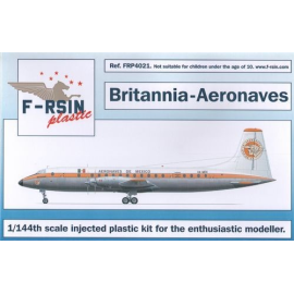 Bristol Britannia 300. Decals Aeronaves de Mexico Airplane model kit