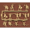 Carthaginian Spanish Infantry. 48 figures: 24 Scutari 12 Caetrati 12 BAeleric Slingers